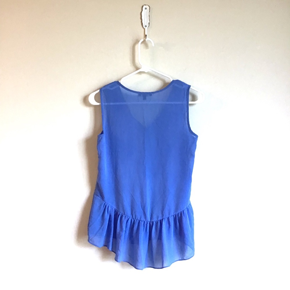 Soprano Beautiful blue sheer lace blouse - Picture 5 of 5